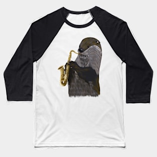 Otter with saxophone Baseball T-Shirt